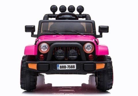 Auto na Akumulator Jeep BRD-7588 Różowy 4x4 Auto na Akumulator Jeep BRD-7588 Różowy 4x4