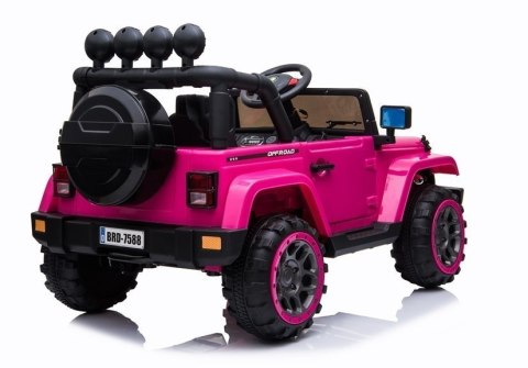 Auto na Akumulator Jeep BRD-7588 Różowy 4x4 Auto na Akumulator Jeep BRD-7588 Różowy 4x4