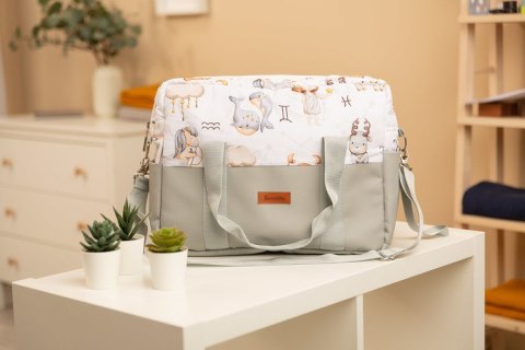 TORBA DO WÓZKA EKOSKÓRA ZODIAK SZARY TORBA DO WÓZKA EKOSKÓRA ZODIAK SZARY