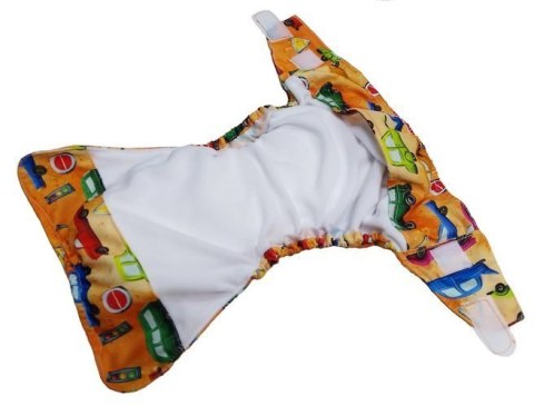 Pieluszka z kieszonką AUTA 5-15kg - rzepy Pieluszka z kieszonką AUTA 5-15kg - rzepy