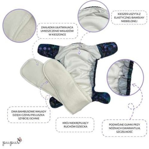 Pieluszka AIO (all in one) - Jednorożce Pieluszka AIO (all in one) - Jednorożce