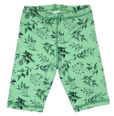 Krótkie Legginsy Dziecięce - Zielone Miętowe Krótkie Legginsy Dziecięce - Zielone Miętowe
