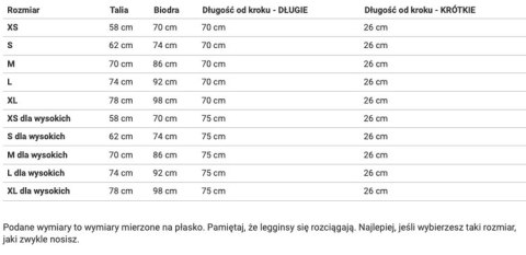 Krótkie Legginsy z Wysokim Stanem - Motyle Krótkie Legginsy z Wysokim Stanem - Motyle