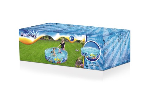 Bestway 55030 BASEN ROZPOROWY PRZEZROCZYSTY PODWODNY ŚWIAT 1.83m x 0.38m Bestway 55030 BASEN ROZPOROWY PRZEZROCZYSTY PODWODNY ŚWIAT 1.83m x 0.38m