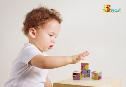 Viga 50835 Kostki puzzle - farma Viga 50835 Kostki puzzle - farma