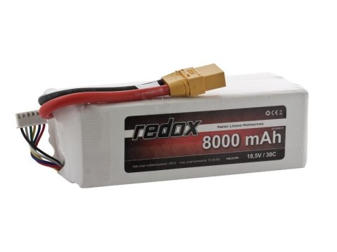 Redox 8000 mAh 18,5V 30C - pakiet LiPo Redox 8000 mAh 18,5V 30C - pakiet LiPo