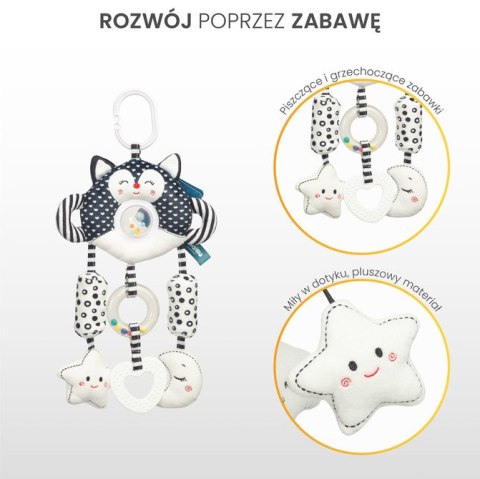 BLACK&WHITE ZABAWKA PODRÓŻNA KOTEK