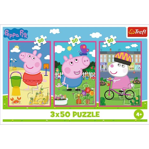 Puzzle - 3x50 - Siła przyjaźni / Peppa PigMix 70% 34877 Puzzle - 3x50 - Siła przyjaźni / Peppa PigMix 70% 34877