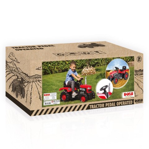 DOLU traktor na pedały czerwony 8050 80509 DOLU traktor na pedały czerwony 8050 80509