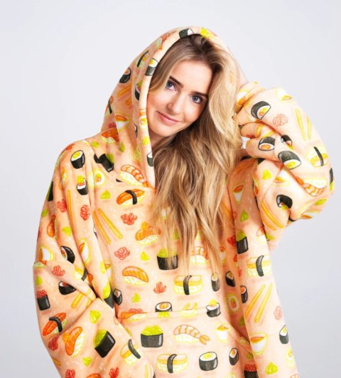 Bluza koc Oversize Sushi Cozy Noxxiez CH351 Bluza koc Oversize Sushi Cozy Noxxiez CH351