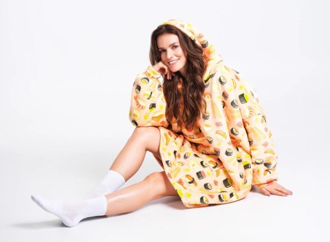 Bluza koc Oversize Sushi Cozy Noxxiez CH351 Bluza koc Oversize Sushi Cozy Noxxiez CH351
