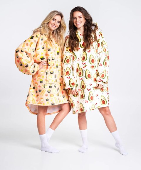 Bluza koc Oversize Sushi Cozy Noxxiez CH351 Bluza koc Oversize Sushi Cozy Noxxiez CH351