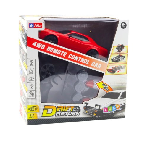 Auto Sportowe Drift Wymienne Koła Zdalnie Sterowany RC 4WD Czerwone Sport Auto Sportowe Drift Wymienne Koła Zdalnie Sterowany RC 4WD Czerwone Sport