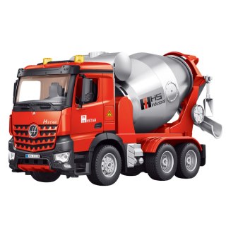 Betoniarka Budowlana Zdalnie Sterowana RC 2.4G 9CH Czerwona