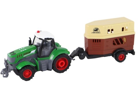 Traktor RC Ciągnik Zdalnie Sterowany Maszyna Rolnicza Przyczepa Pilot 1:24 Traktor RC Ciągnik Zdalnie Sterowany Maszyna Rolnicza Przyczepa Pilot 1:24