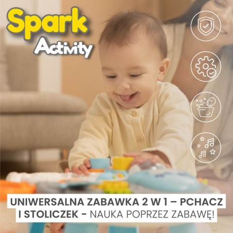 PCHACZ-STOLIK 2 W 1 SPARK GREY
