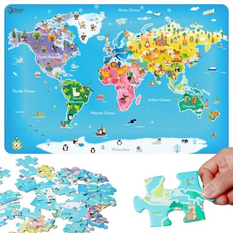 Classic World Puzzle Mapa Świata Classic World Puzzle Mapa Świata