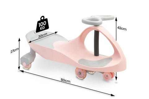 JEŹDZIK GRAWITACYJNY SPINNER PINK