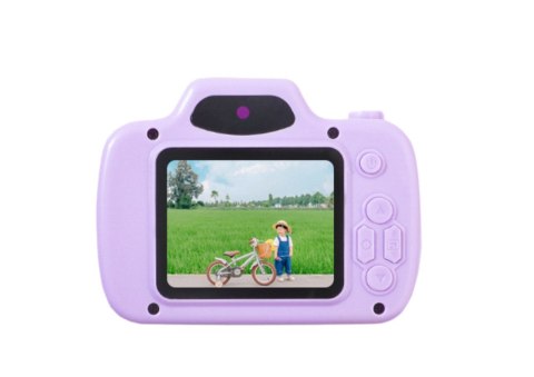 Aparat Dla Dzieci Zdjęcia Nagrywanie Gry Karta Pamięci 64GB Fioletowy Aparat Dla Dzieci Zdjęcia Nagrywanie Gry Karta Pamięci 64GB Fioletowy