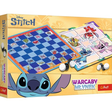 Gra Warcaby i Młynek Lilo and Stitch Trefl 02799 Gra Warcaby i Młynek Lilo and Stitch Trefl 02799