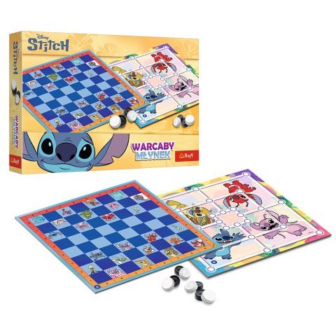 Gra Warcaby i Młynek Lilo and Stitch Trefl 02799 Gra Warcaby i Młynek Lilo and Stitch Trefl 02799
