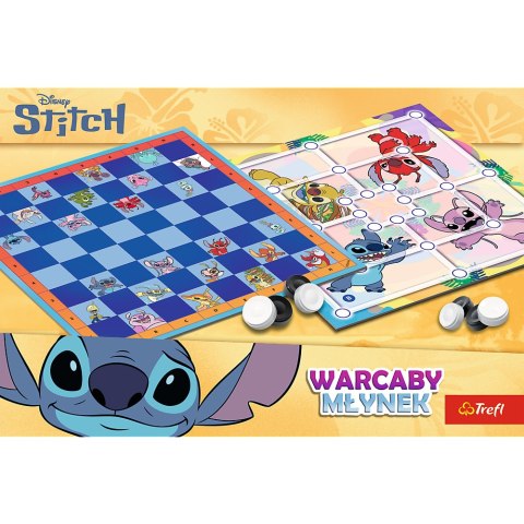 Gra Warcaby i Młynek Lilo and Stitch Trefl 02799 Gra Warcaby i Młynek Lilo and Stitch Trefl 02799