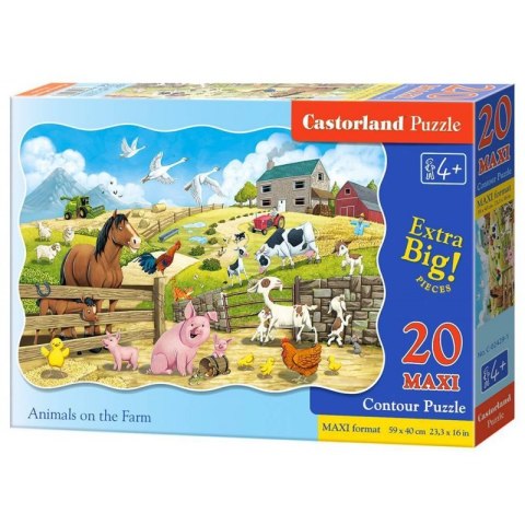 Puzzle 20el.maxi animals farm Puzzle 20el.maxi animals farm