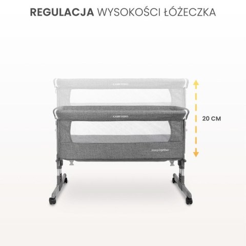 ŁÓŻECZKO SLEEP2GETHER GRAPHITE