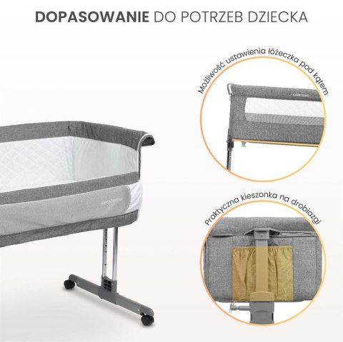 ŁÓŻECZKO SLEEP2GETHER GREY
