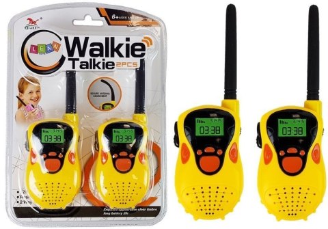 Walkie Talkie Krótkofalówki Zasięg 100 m Żółte Dla Dzieci Walkie Talkie Krótkofalówki Zasięg 100 m Żółte Dla Dzieci