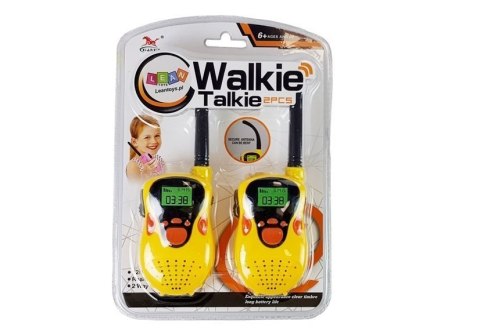 Walkie Talkie Krótkofalówki Zasięg 100 m Żółte Dla Dzieci Walkie Talkie Krótkofalówki Zasięg 100 m Żółte Dla Dzieci