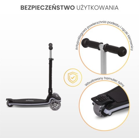 HULAJNOGA 3-KOŁOWA CARBON BLACK