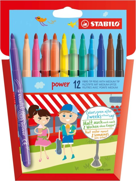 Flamastry Power (12 sztuk) Flamastry Power (12 sztuk)