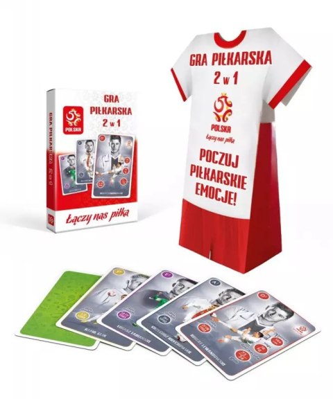 Karty PZPN. Gra piłkarska 2 w 1. Poczuj piłkarskie emocje! Karty PZPN. Gra piłkarska 2 w 1. Poczuj piłkarskie emocje!