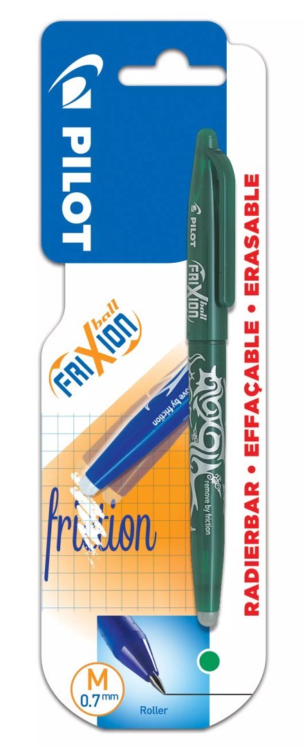 Pióro kulkowe FriXion zielone Pióro kulkowe FriXion zielone
