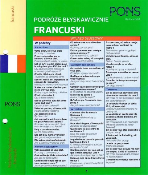 Podróże błyskawicznie. Francuski Podróże błyskawicznie. Francuski