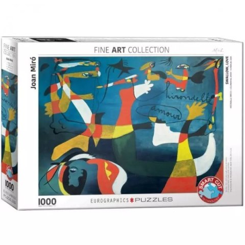 Puzzle 1000 elementów. Miłość, Joan Miro Puzzle 1000 elementów. Miłość, Joan Miro