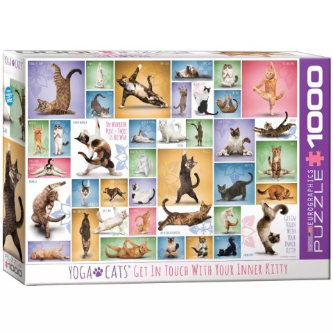 Puzzle 1000 elementów. Yoga Cats Puzzle 1000 elementów. Yoga Cats
