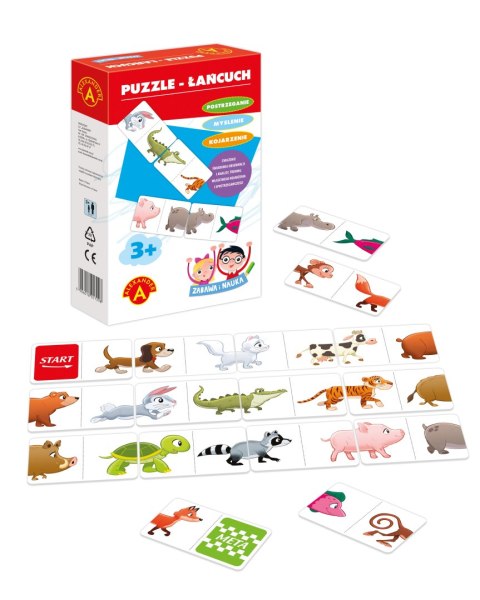 Zabawa i nauka. Puzzle - Łańcuch Zabawa i nauka. Puzzle - Łańcuch