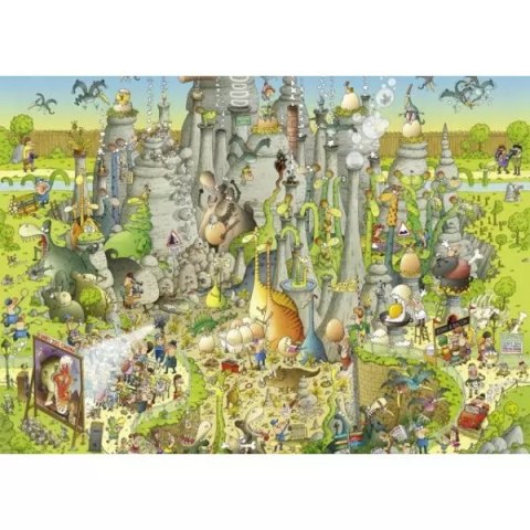 Puzzle Heye. 1000 elementów. Funky ZOO część V-Dinozaury Puzzle Heye. 1000 elementów. Funky ZOO część V-Dinozaury