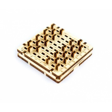 Drewniana gra podróżna 3d wooden.city - warcaby Drewniana gra podróżna 3d wooden.city - warcaby