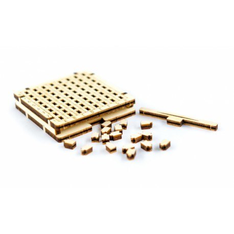 Drewniana gra podróżna 3d wooden.city - warcaby Drewniana gra podróżna 3d wooden.city - warcaby