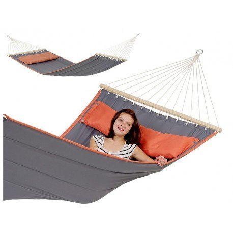 Hamak dwuosobowy american dream grey 200x120cm Hamak dwuosobowy american dream grey 200x120cm