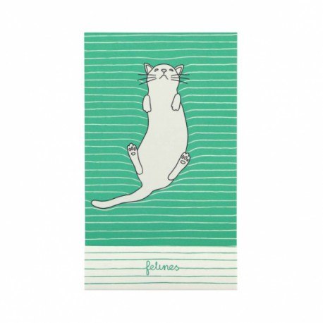 Notes - koty - feline fine - bold green Notes - koty - feline fine - bold green