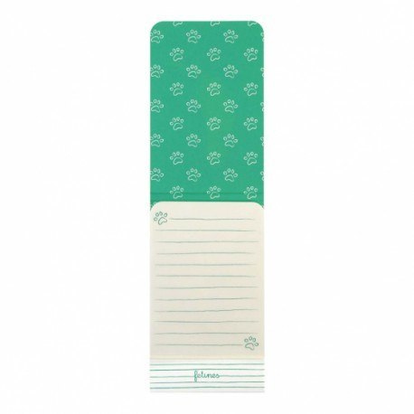 Notes - koty - feline fine - bold green Notes - koty - feline fine - bold green