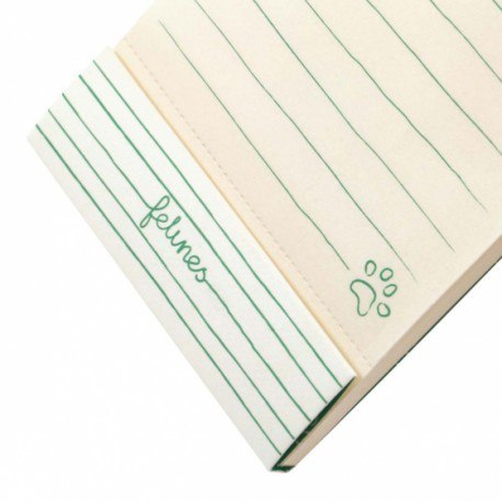 Notes - koty - feline fine - bold green Notes - koty - feline fine - bold green