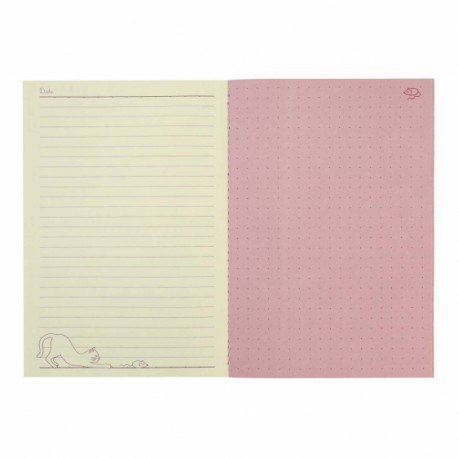 Średni zeszyt - felines - koty - stay pawsitive (pink) Średni zeszyt - felines - koty - stay pawsitive (pink)