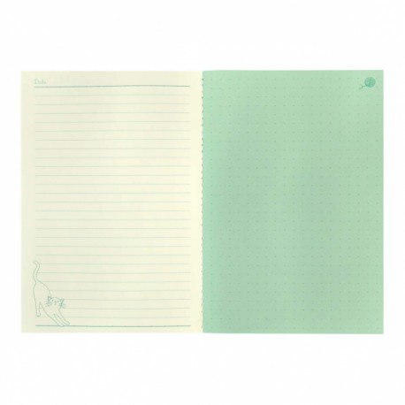 Średni zeszyt - koty - feline fine (bold green) Średni zeszyt - koty - feline fine (bold green)