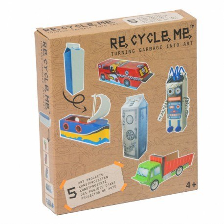 Zestaw kreatywny - sejf - re-cycle-me - 5 zabawek Zestaw kreatywny - sejf - re-cycle-me - 5 zabawek