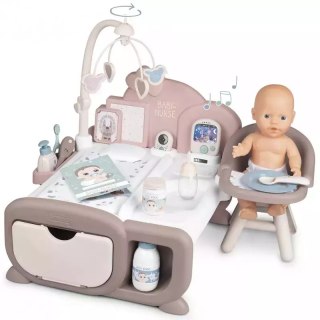Smoby Baby Nurse - Elektroniczny Kącik Opiekunki + 19 akcesoriów 220379